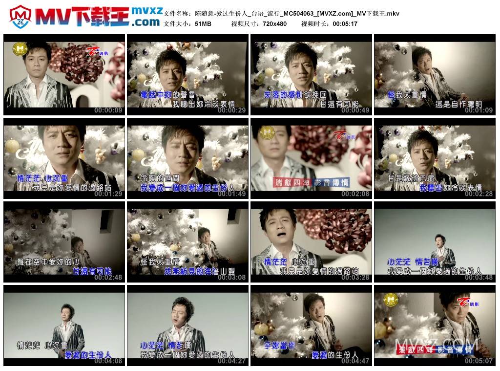 陈随意-爱过生份人_台语_流行_MC504063